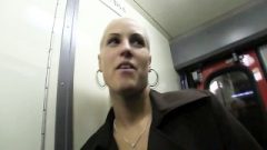 PublicAgent Full Sex On A Train With A Inviting Blonde