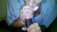 Interracial Blow-Job Ends In A Sloppy Swallow