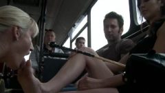Dyke Foot Domination In Bus