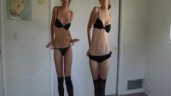 2 Sisters Strip Naked On Webcam