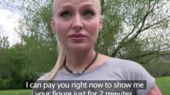 PublicAgent Glamour Model With Enormous Boobs Ruined Outside