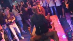 Wild Girls Suck And Fuck Strippers At CFNM Party