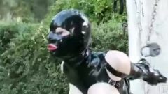 Latex Goddess Demolished With Rubber Dick