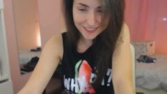 Amateur Webcam Perfect And Titillating Brunette Vibrator Masturbation