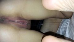 Eating Dick Tool Makes Dripping Wet Pussy Drool Grool