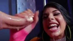 Gina Valentina Craves To Suck Enormous Rough Tool At The Strip Club Enjoy It