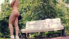 Jeny Smith Fully Naked In A Park Got Caught