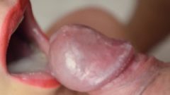 Sperm In Mouth Close Up ( Part 1 )