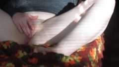Girlfriend Fingering Herself To Me Jacking Off And Cumming On Her