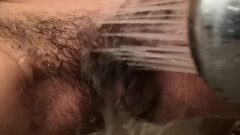 My Hairy Pussy In The Shower