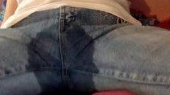 Wetting Myself And Cumming Through Jeans