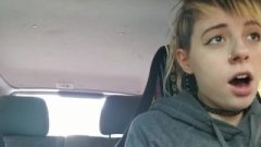 In Public With Toy And Having An Orgasm While Driving