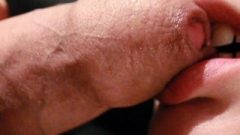 Soft Sloppy Foreskin Blow-Job And Licking Up A Mouthful Of Warm Jizz