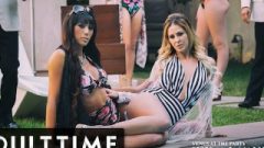 ADULT TIME Transfixed With Venus Lux & MILF Cherie DeVille Erotic Sex