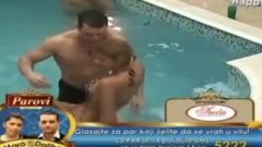 Reality Brazilian Enormous Brother – Dirty Dance Sex Simulation Publicly In Pool