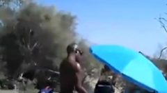 White Wife Ruined By Strangers Big Black Dick On Beach In Front Of Others