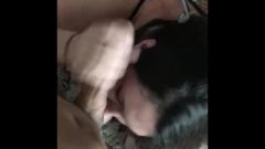 White Girl Giving Good A Blowjob And Wants All The Sperm On Her Face