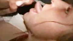 Girl Blowing Many Cocks And Swallow