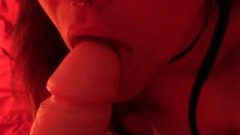 POV Blow Job Teen Ginger Blows And Teases Penis
