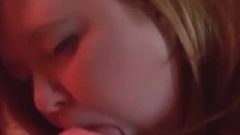 Teen BBW Amateur Gives A Blowjob On The first Date