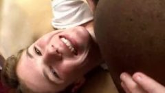 Nice Teen Gives Rimjobs And Gags On Jizz