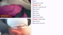 Omegle Girl Gets Dude Off