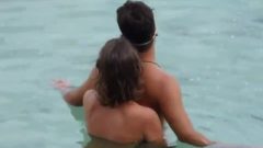 Young Couple Gets Caught Nailing On The Beach – Part 1: Handjob Under Water
