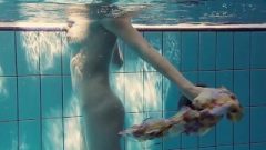 Provocative Enormous Titted Teen Lera Swimming In The Pool