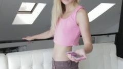 Attractive Teen Smashed By Her Step Brother While Bf Is On The Phone
