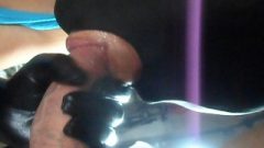 Fetish Masked Dicksucking Massive Dick With Rings By Sexy Milf Honey Slave