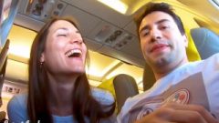 Risky Blow-Job In A Plane To Berlin – Mile High Club – Amateur MySweetApple