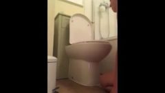 Slave Licks A Dirty Toilet