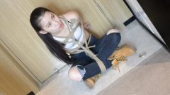 Very Inviting Chinese College Student Model Playing Bondage #1