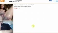 Darling Squirts On Omegle For Massive Penis