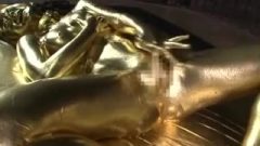 Gold Bodypaint Fucking nippon Porn