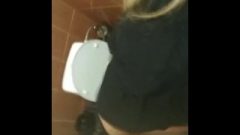 Big nude Boobs In Public Toilet. Love Doing Public Show