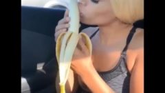 Sexy girl Teases With Banana