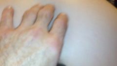Smashed By Huge Penis With My Glass Vibrator In My Ass-Hole